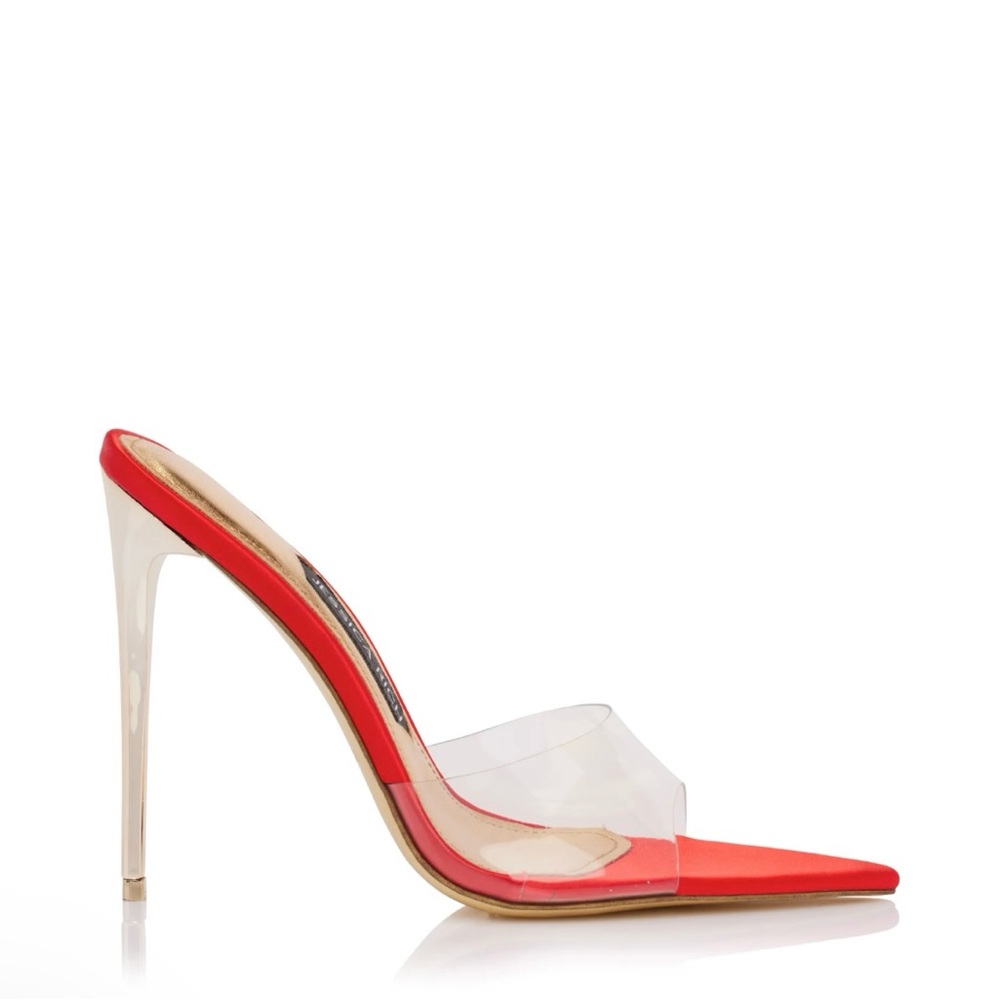 Jessica Red and Gold Heels - Picture 7 of 11
